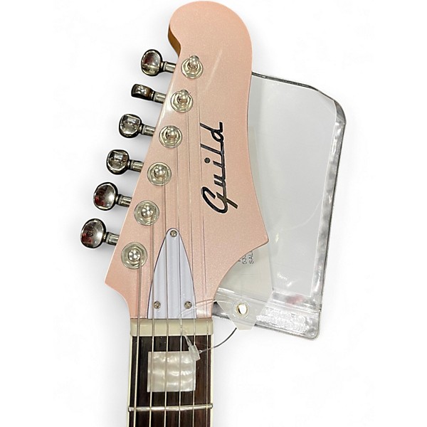 Used Guild SURFLINER DELUXE ROSE QUARTZ Solid Body Electric Guitar