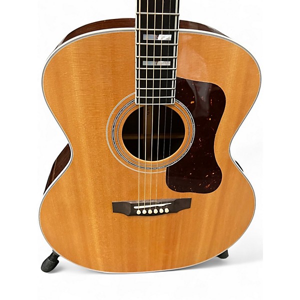Used Guild F55 Natural Acoustic Guitar