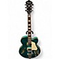 Used Ibanez AFS75TD Metallic Aqua Marine Hollow Body Electric Guitar thumbnail