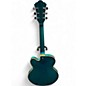 Used Ibanez AFS75TD Metallic Aqua Marine Hollow Body Electric Guitar