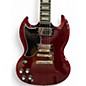 Used Epiphone SG Pro LEFTY Cherry Solid Body Electric Guitar