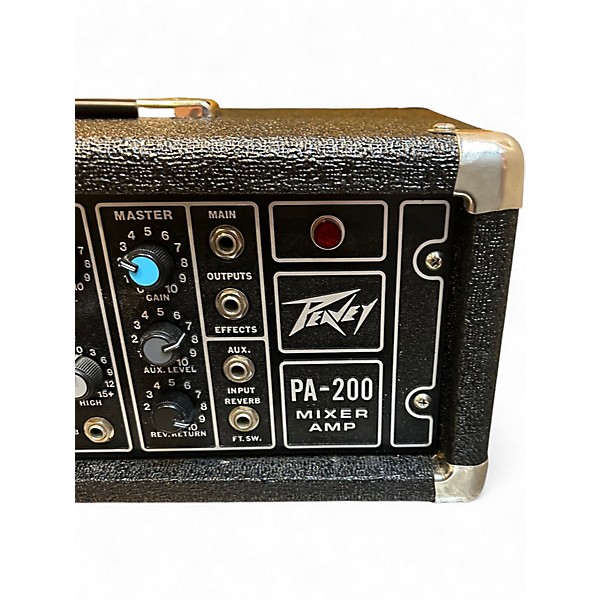 Used Peavey PA200 MIXER AMP Powered Mixer