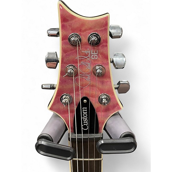 Used PRS SE Custom 24 Pink Solid Body Electric Guitar
