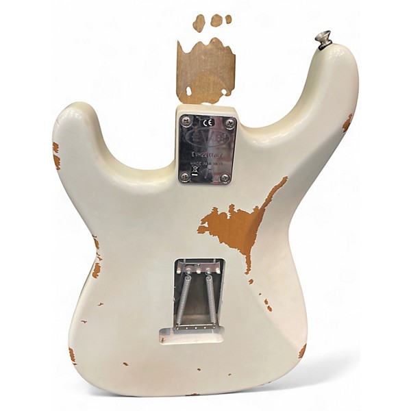 Used EVH Striped Series RELIC WHITE Solid Body Electric Guitar