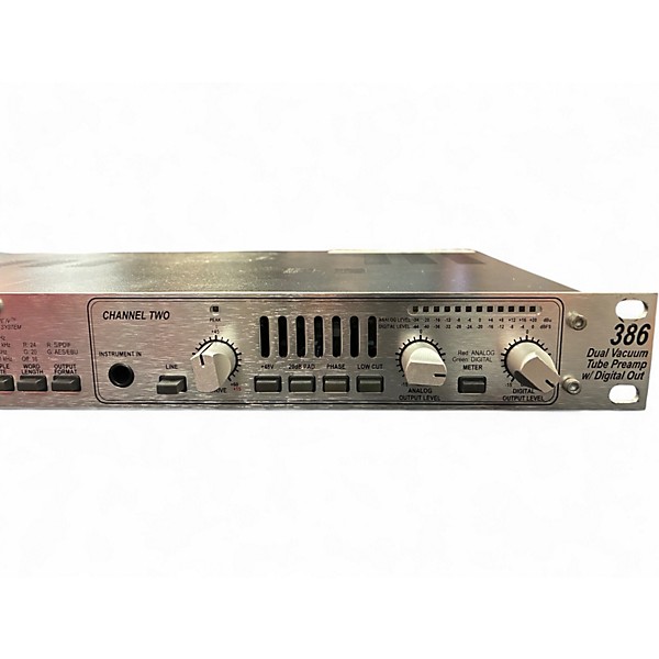Used dbx 386 Dual-Vacuum Tube Microphone Preamp