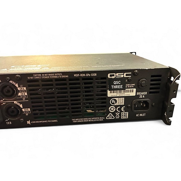 Used QSC GXD8 Power Amp