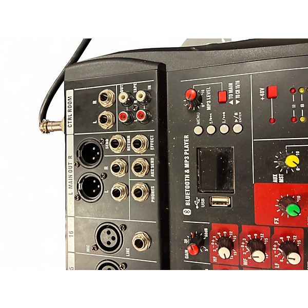 Used Banlicali 16 Channel Bluetooth/USB Unpowered Mixer