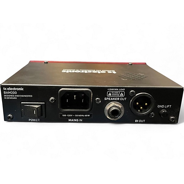 Used TC Electronic BAM200 Bass Amp Head