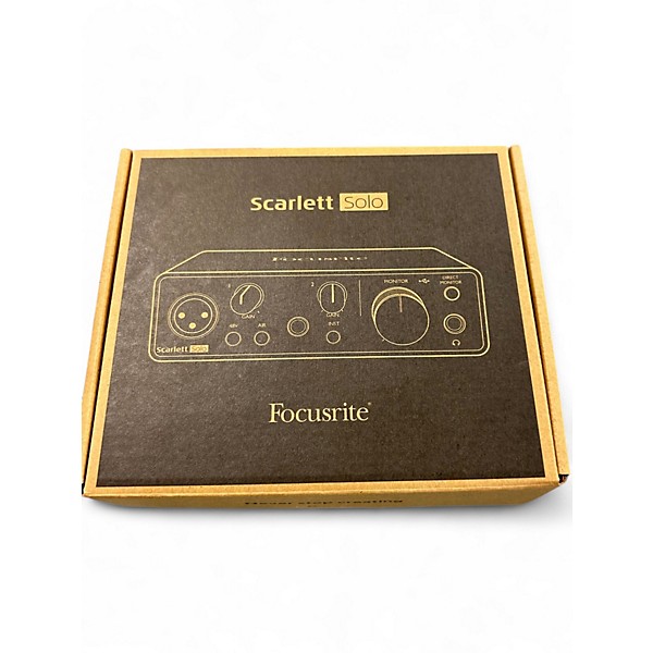 Used Focusrite Scarlett Solo Gen 3 Audio Interface