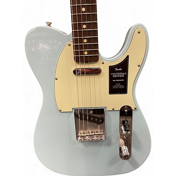 Used Fender vintera ii 60s telecaster Daphne Blue Solid Body Electric Guitar