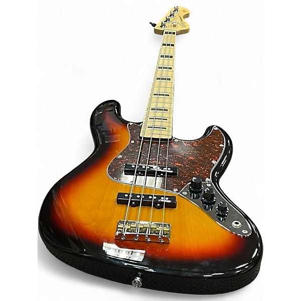 Used Vintage VJ74 2 Tone Sunburst Electric Bass Guitar