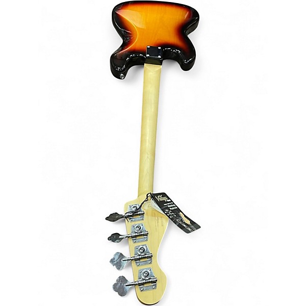 Used Vintage VJ74 2 Tone Sunburst Electric Bass Guitar