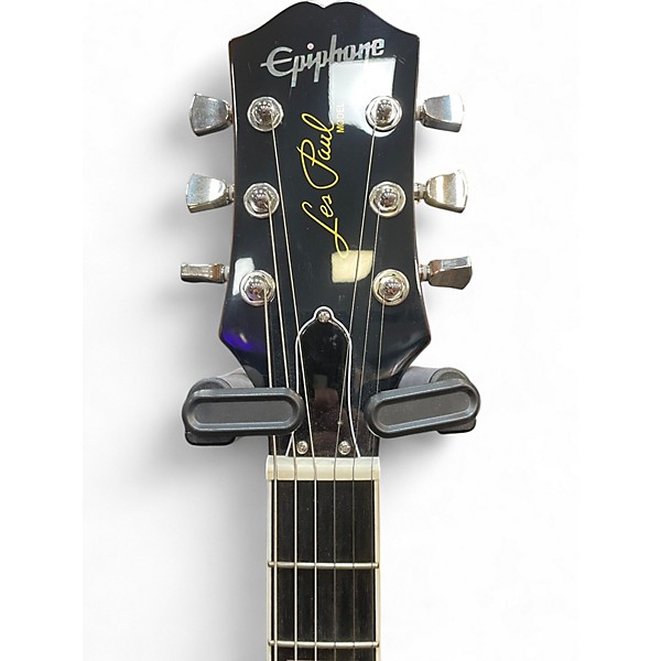 Used Epiphone LES PAUL MODERN FIGURED PURPLE BURST Solid Body Electric Guitar