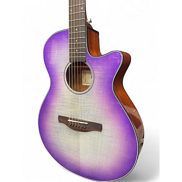 Used Ibanez AEG70 TRANSPARENT VIOLET SUNBURST Acoustic Electric Guitar