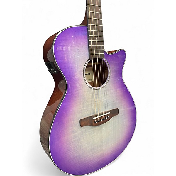 Used Ibanez AEG70 TRANSPARENT VIOLET SUNBURST Acoustic Electric Guitar