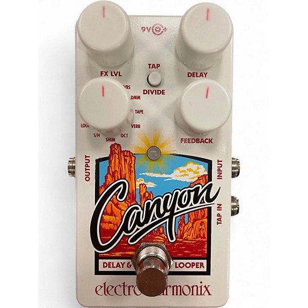 Used Electro-Harmonix Canyon Delay and Looper Effect Pedal