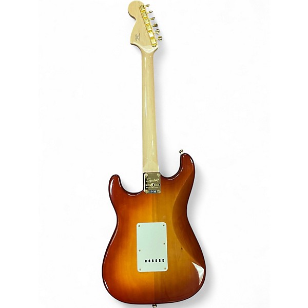 Used Squier 40th Anniversary Stratocaster Sienna Sunburst Solid Body Electric Guitar