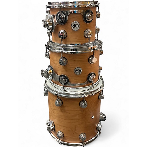 Used DW 4 Piece Collector's Series Satin Natural  Drum Kit