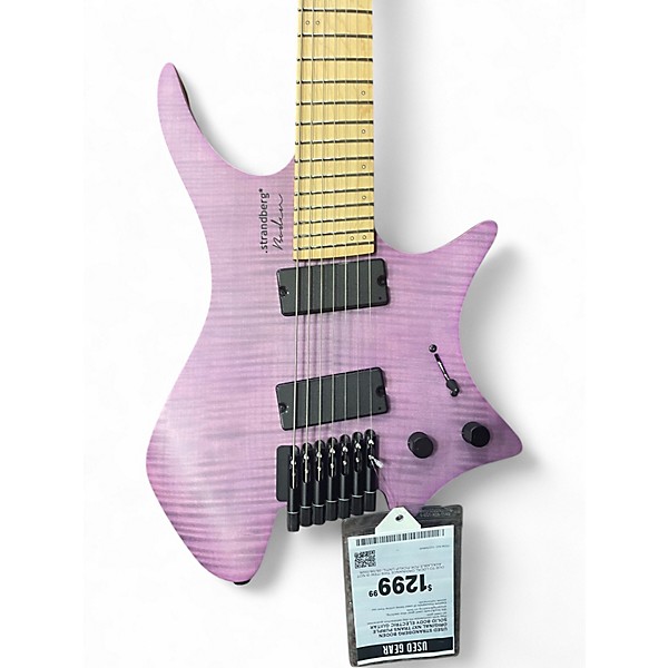 Used strandberg Boden Original NX7 Trans Purple Solid Body Electric Guitar