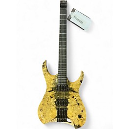 Used Mayones Hydra 6 Elite Master Grade Buckeye Burl Natural Solid Body Electric Guitar