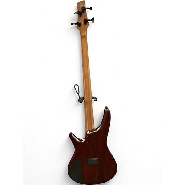 Used Ibanez SR500A Mahogany Brown Burst Electric Bass Guitar