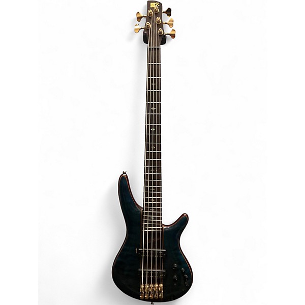 Used Ibanez SR2405W CARRIBEAN GREEN Electric Bass Guitar