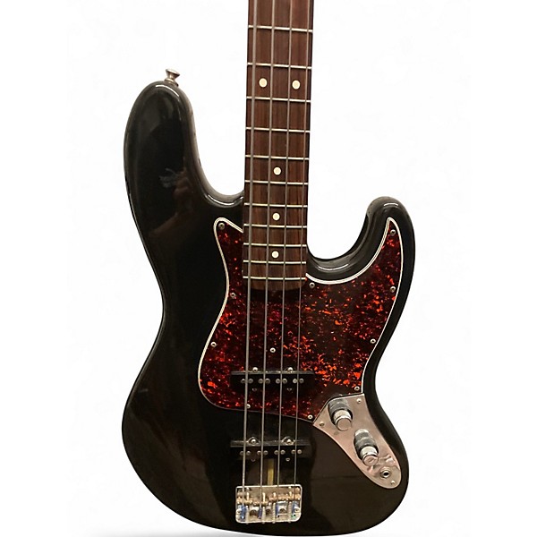 Used 1996 Fender American Vintage 1962 Jazz Bass Black Electric Bass Guitar