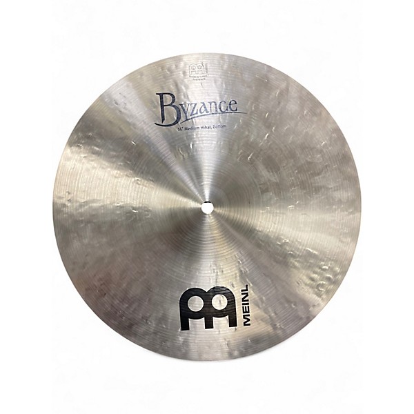 Used MEINL 14in Byzance Medium Hi Hat Pair Cymbal
