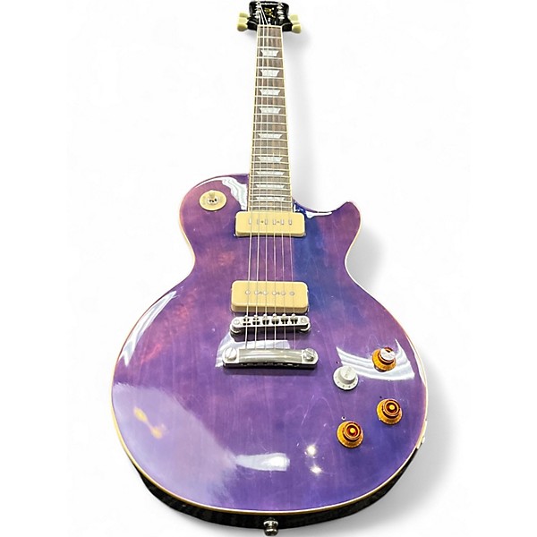 Used 2014 Epiphone 1956 Reissue Les Paul Trans Purple Solid Body Electric Guitar