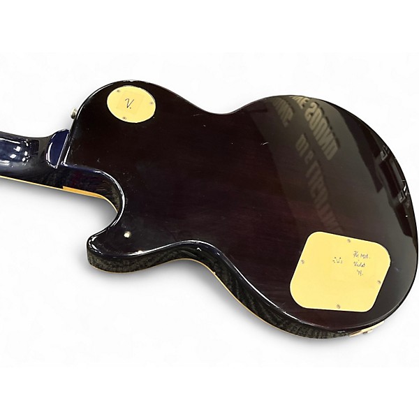 Used 2014 Epiphone 1956 Reissue Les Paul Trans Purple Solid Body Electric Guitar