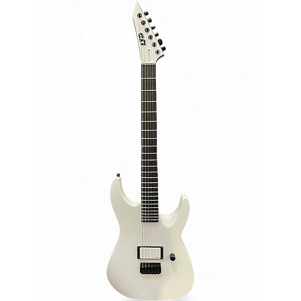 Used ESP LTD M-HT Arctic White Solid Body Electric Guitar