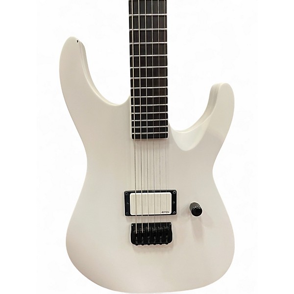 Used ESP LTD M-HT Arctic White Solid Body Electric Guitar