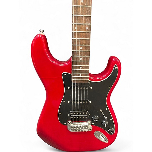 Used G&L Tribute Legacy Trans Red Solid Body Electric Guitar