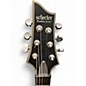 Used Schecter Guitar Research C1 Platinum Trans Black Solid Body Electric Guitar