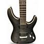 Used Schecter Guitar Research C1 Platinum Trans Black Solid Body Electric Guitar