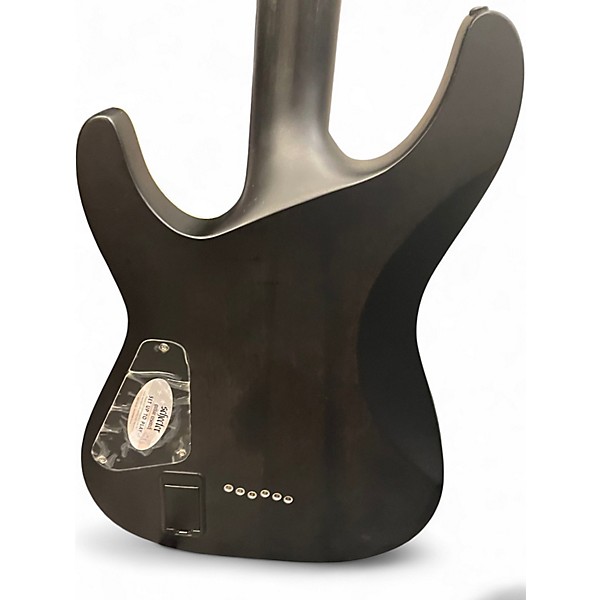 Used Schecter Guitar Research C1 Platinum Trans Black Solid Body Electric Guitar
