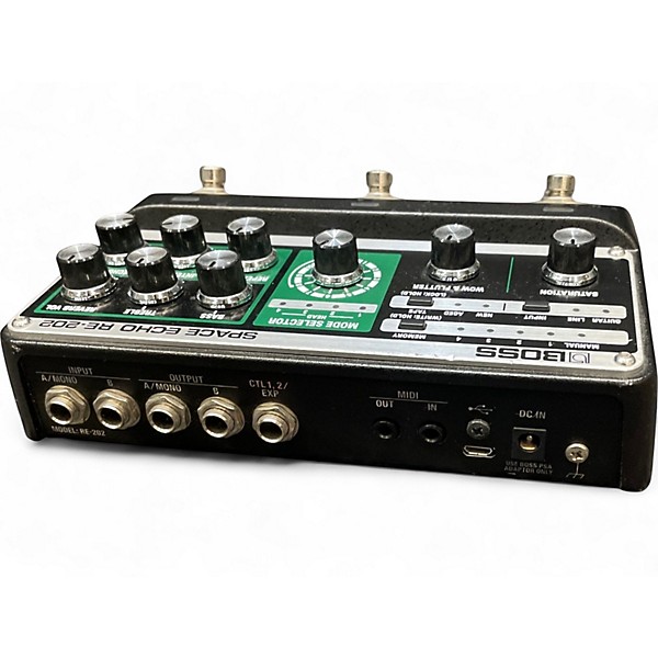 Used BOSS SPACE ECHO RE202 Effect Pedal Package