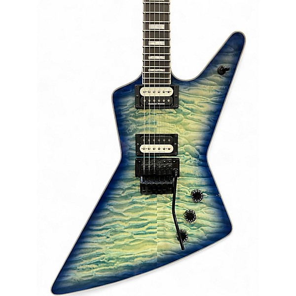 Used Dean Z SELECT FLOYD ROSE OCEAN BURST Solid Body Electric Guitar