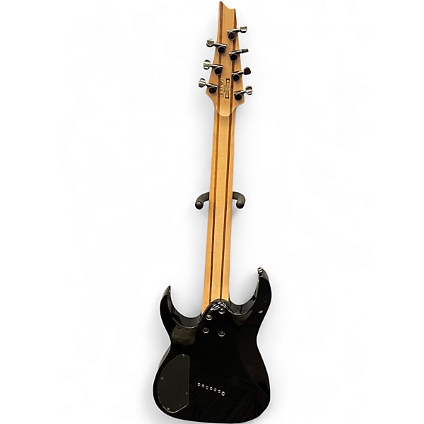 Used Ibanez RGMS7 Black Solid Body Electric Guitar