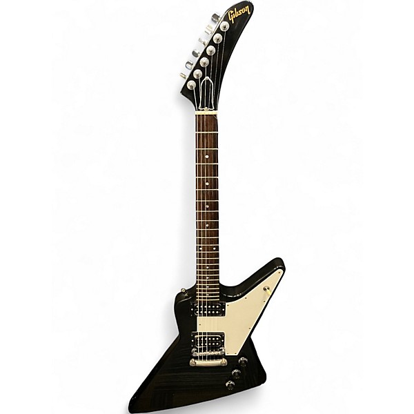 Vintage 1983 Gibson Explorer Black Solid Body Electric Guitar