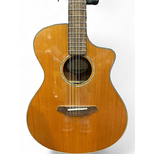Used Breedlove Pursuit Concert Natural Acoustic Electric Guitar