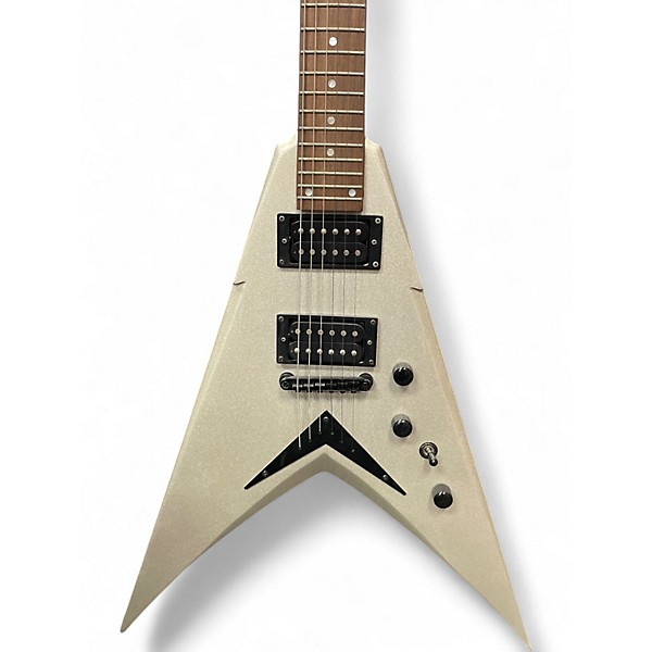 Used Dean Dave Mustaine VMNTX SILVER Solid Body Electric Guitar