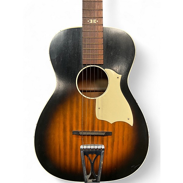 Used 1960s Stella HARMONY 2 Color Sunburst Acoustic Guitar