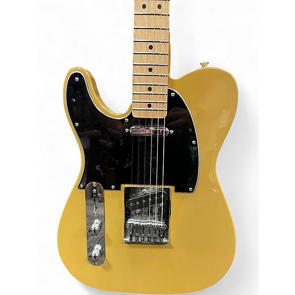 Used Squier Affinity Telecaster Left Handed Butterscotch Blonde Electric Guitar