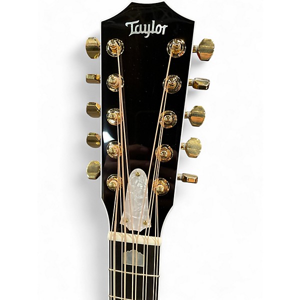 Used Taylor 657ce Bajo Quinto Black Acoustic Electric Guitar