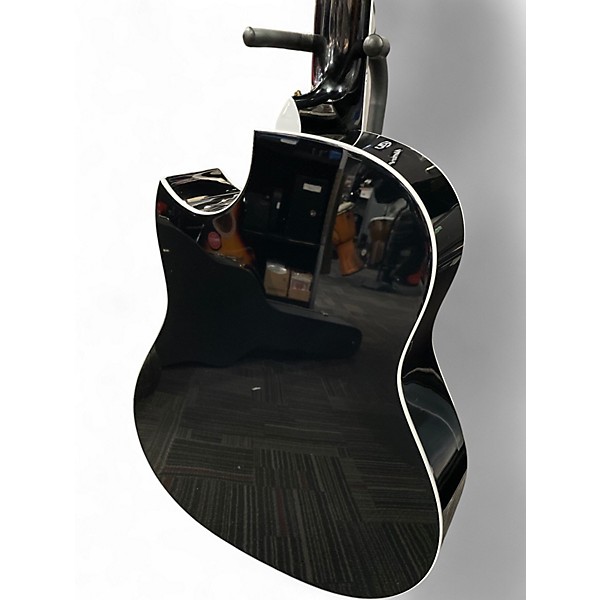 Used Taylor 657ce Bajo Quinto Black Acoustic Electric Guitar