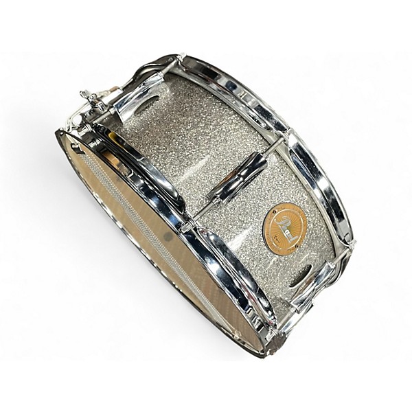 Used Pearl 14X5.5 LIMITED EDITION Silver Sparkle Drum