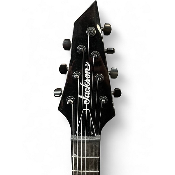 Used Jackson JS22-7 Dinky 7 String Black Solid Body Electric Guitar