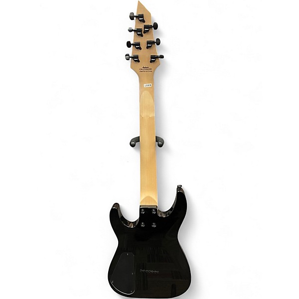 Used Jackson JS22-7 Dinky 7 String Black Solid Body Electric Guitar