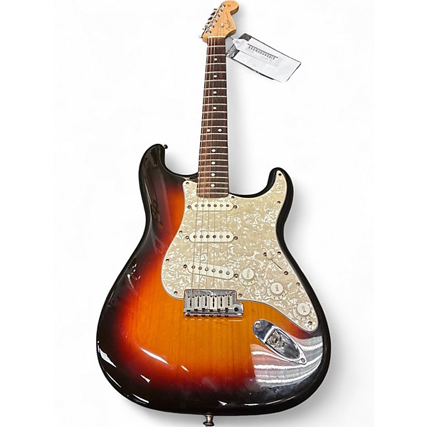 Used Fender American Standard Stratocaster 2 Color Sunburst Solid Body Electric Guitar